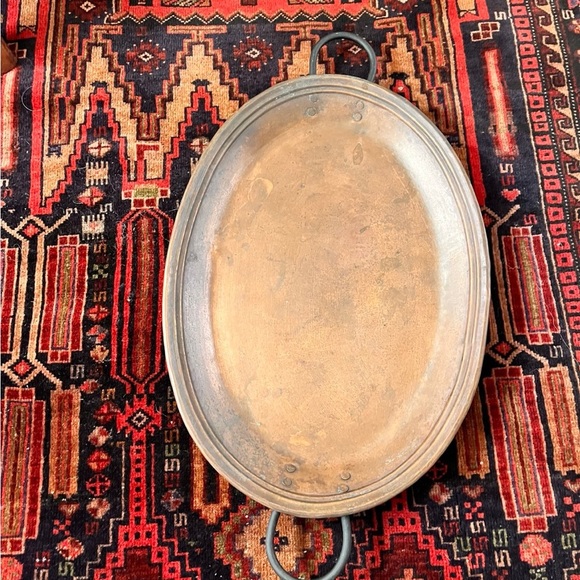 Large Pottery Barn copper serving tray - Picture 1 of 7